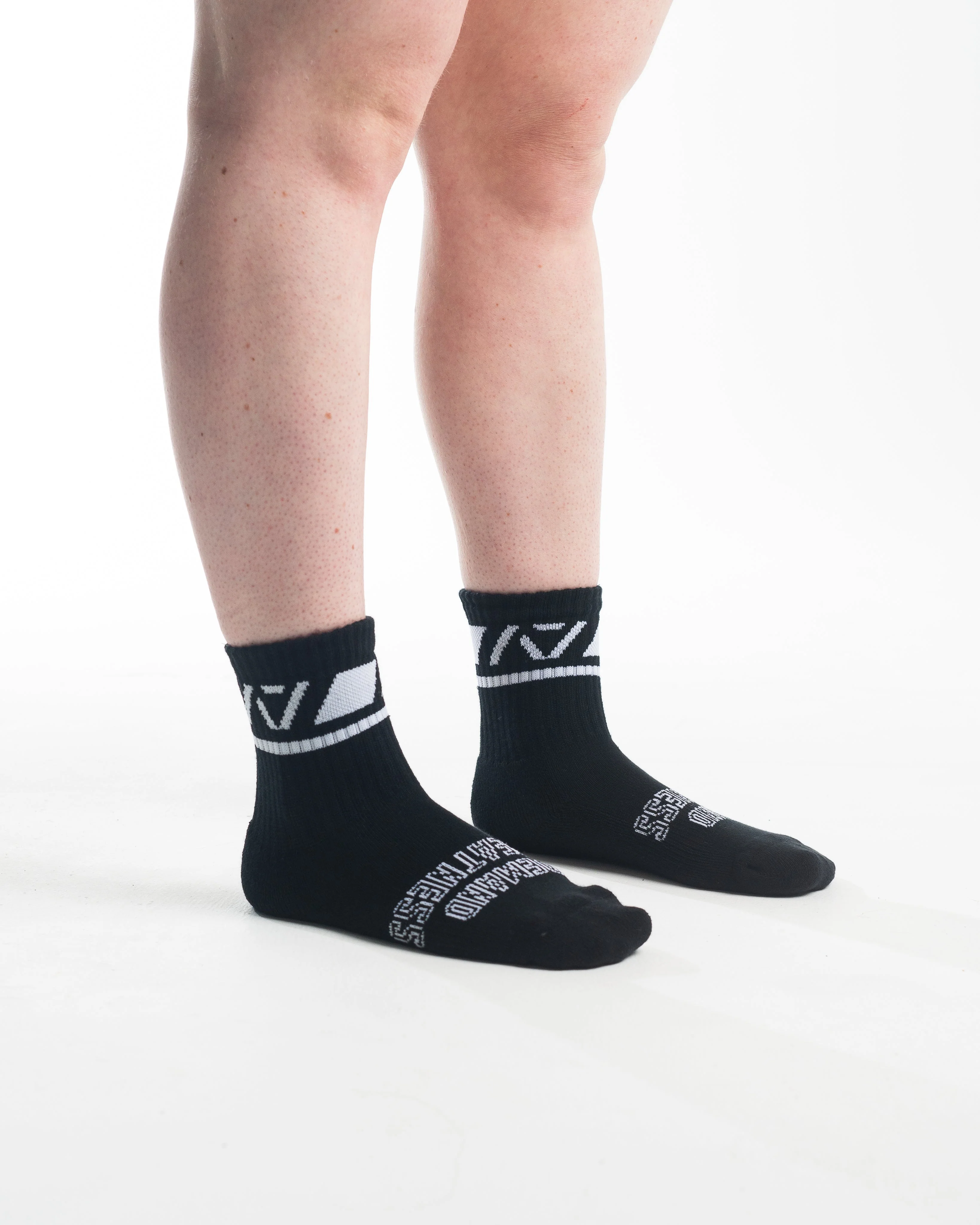 Crew Socks - Domino Black - Image 3