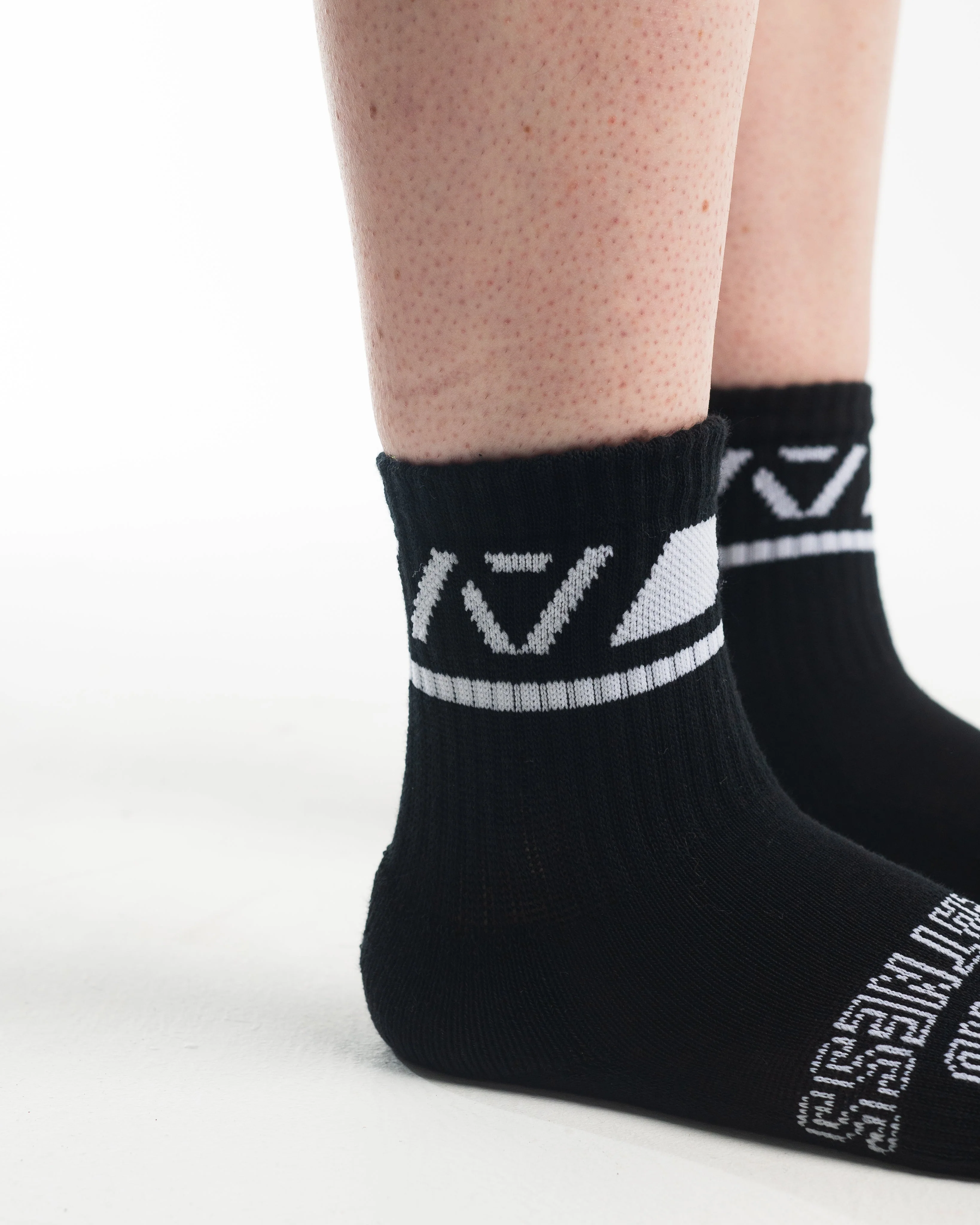 Crew Socks - Domino Black - Image 4