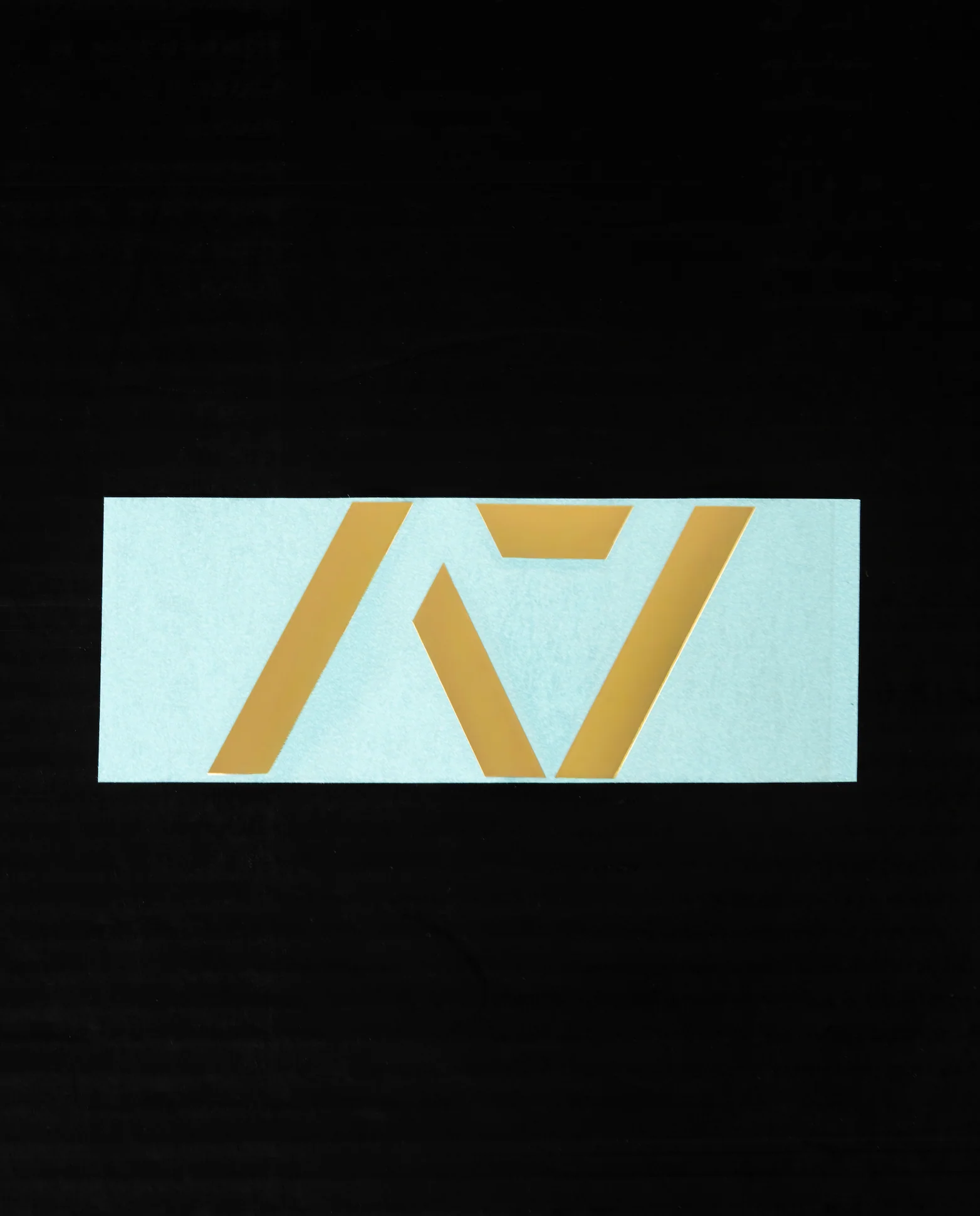A7 Glossy Large Decal - 4x2 - Gold Standard