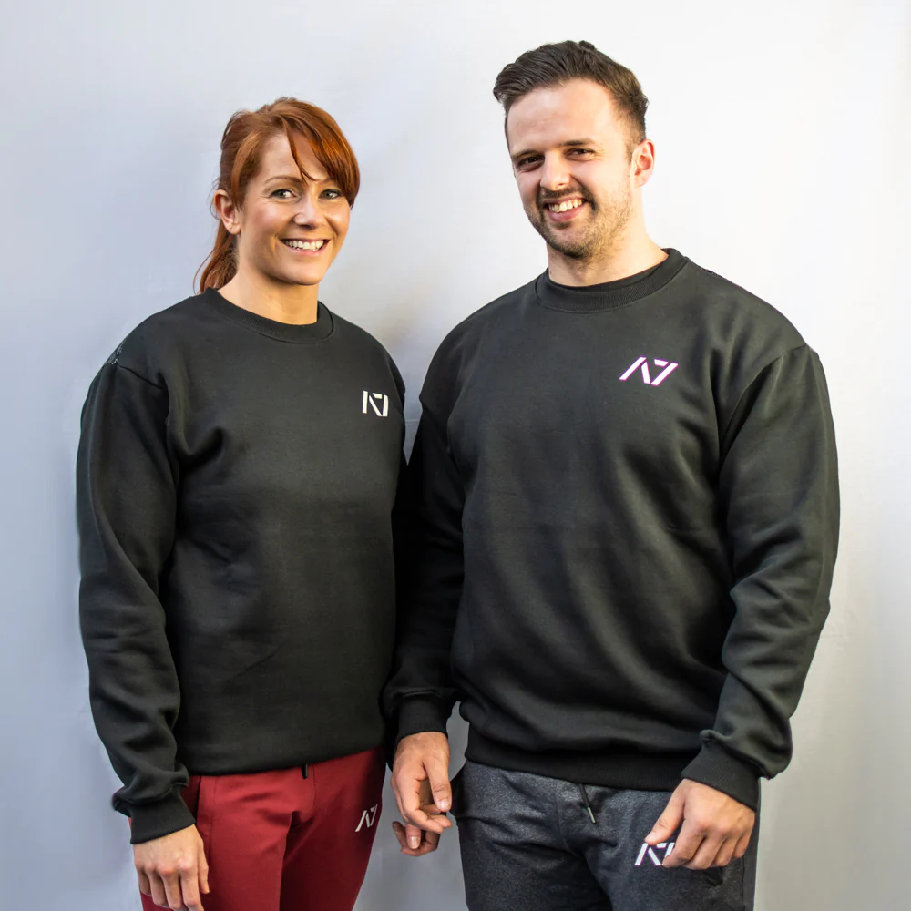 Classic Black Bar Grip Crew Neck - Image 5