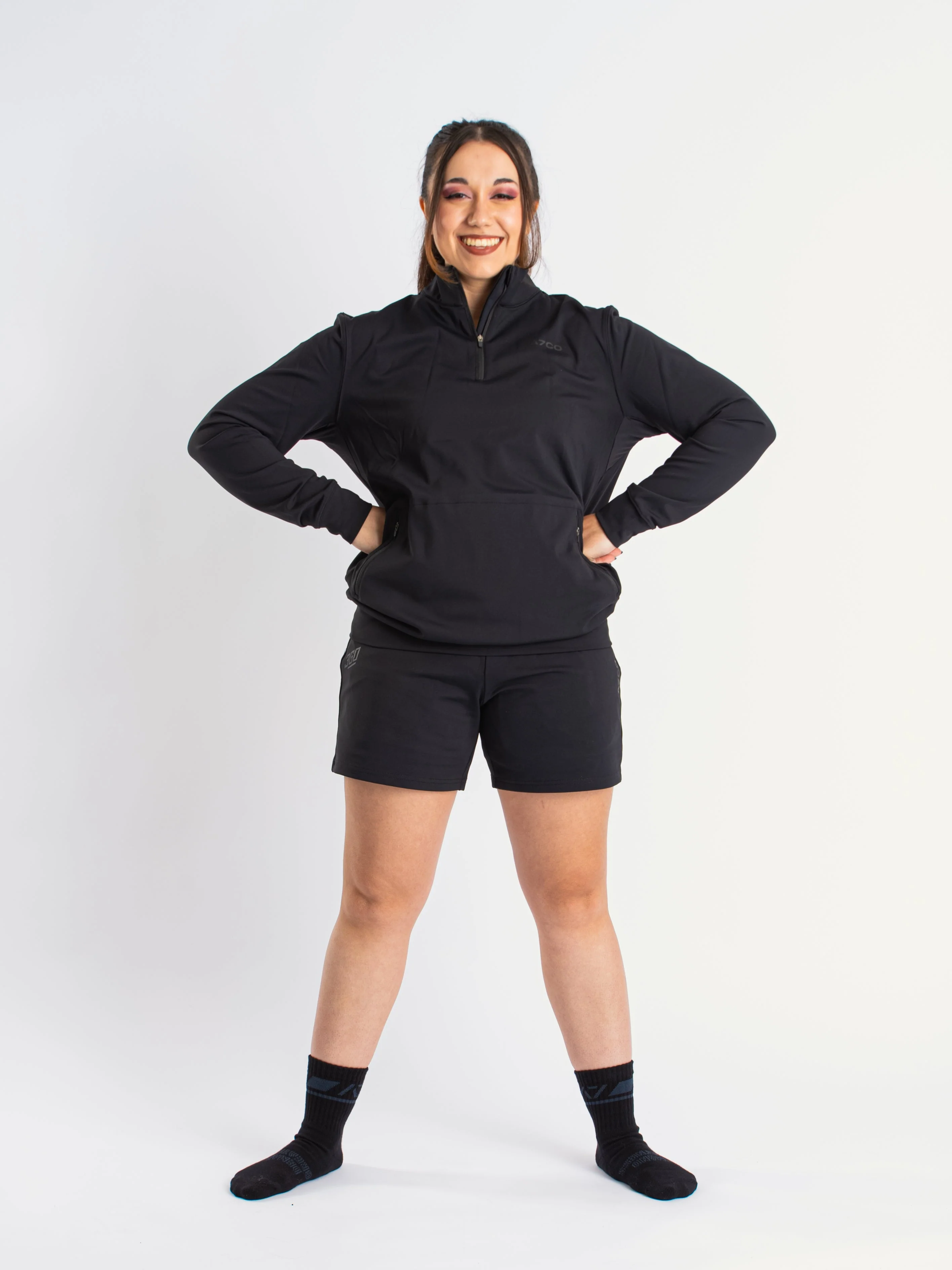 Cobra Quarter Zip Non Bar Grip Jacket - Stealth - Image 6