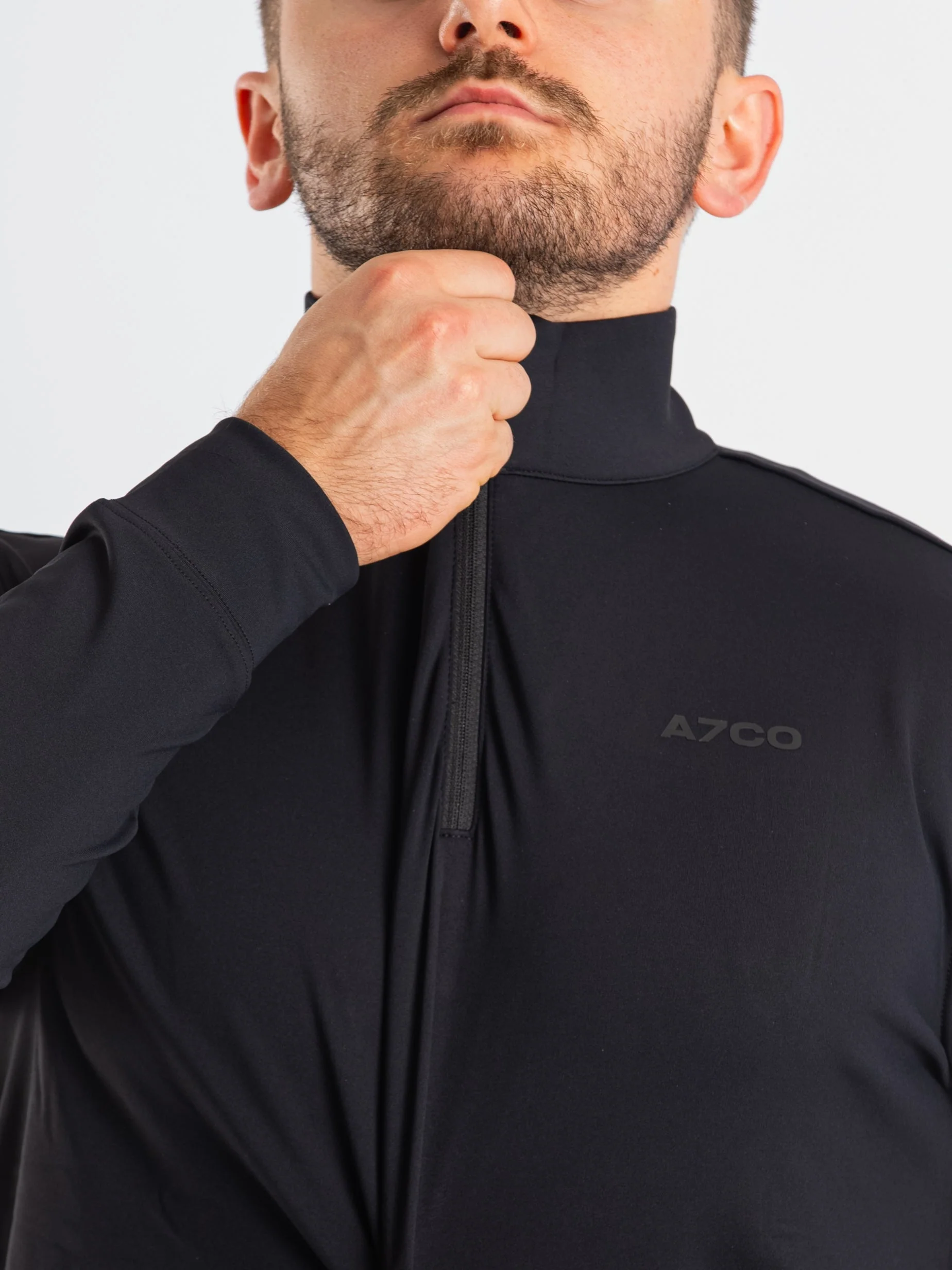 Cobra Quarter Zip Non Bar Grip Jacket - Stealth - Image 3