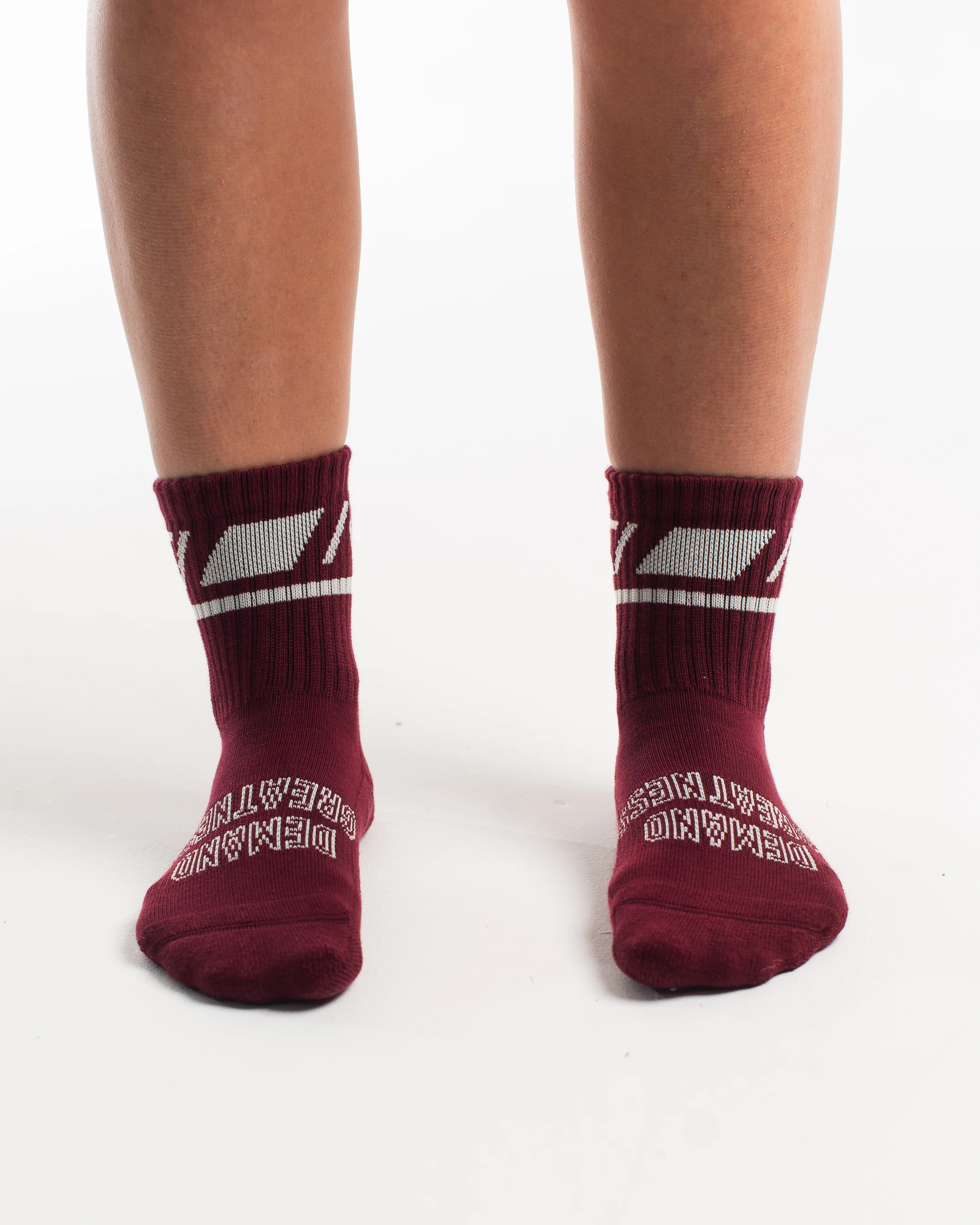 Crew Socks - Ivory Rose - Image 2