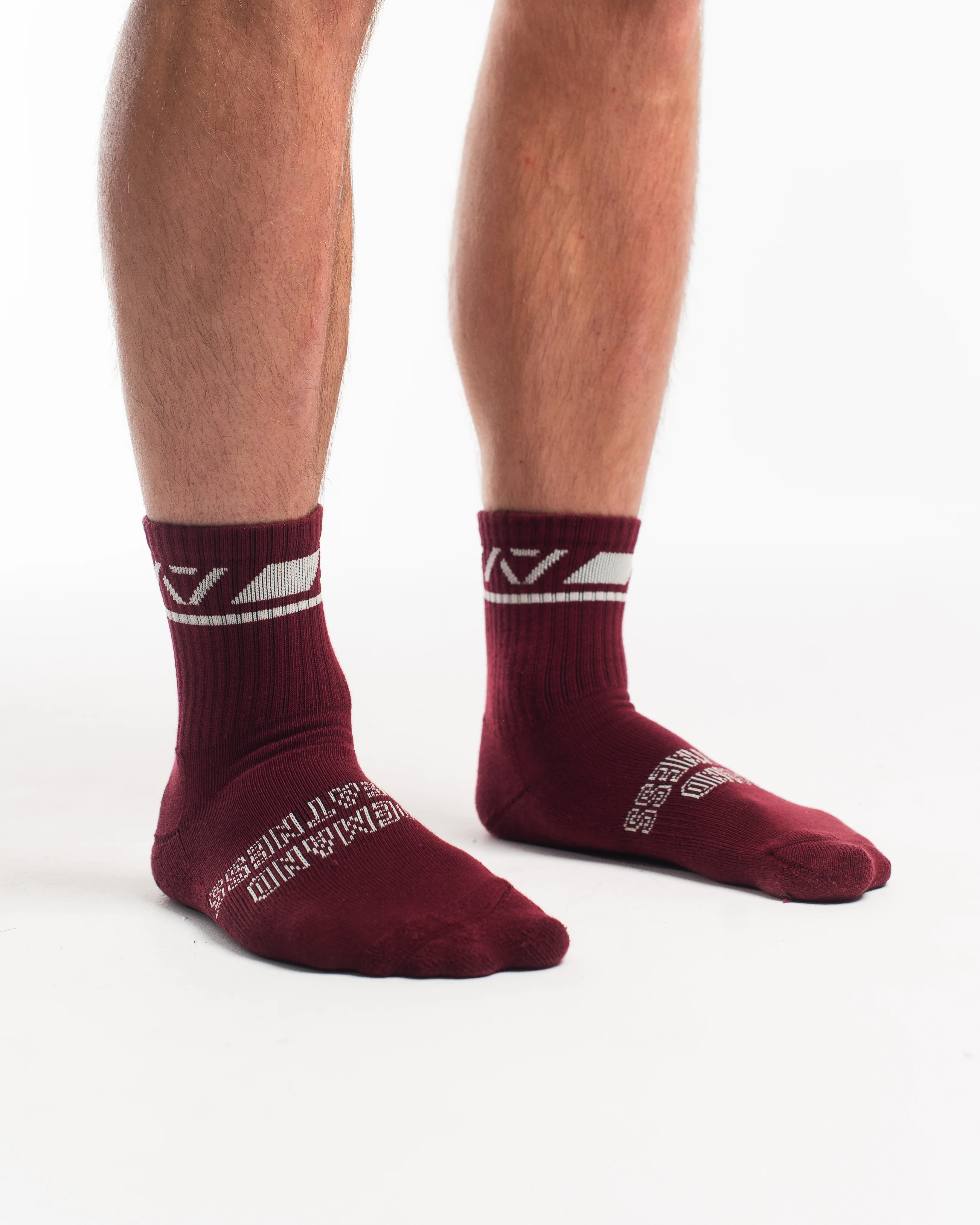 Crew Socks - Ivory Rose - Image 5
