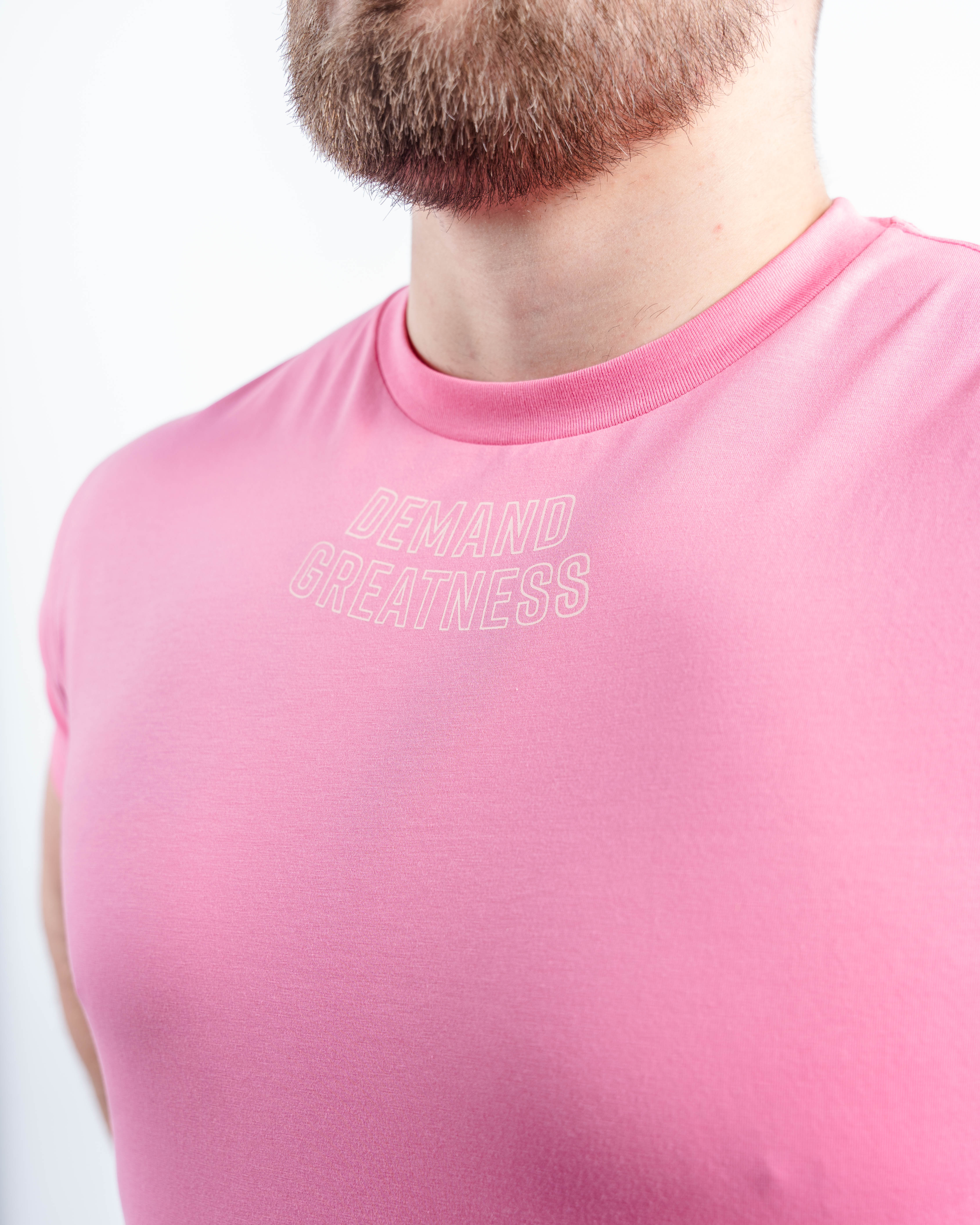Demand Greatness True-Fit Men's Meet Shirt - IPF Approved - Roseite - Image 3