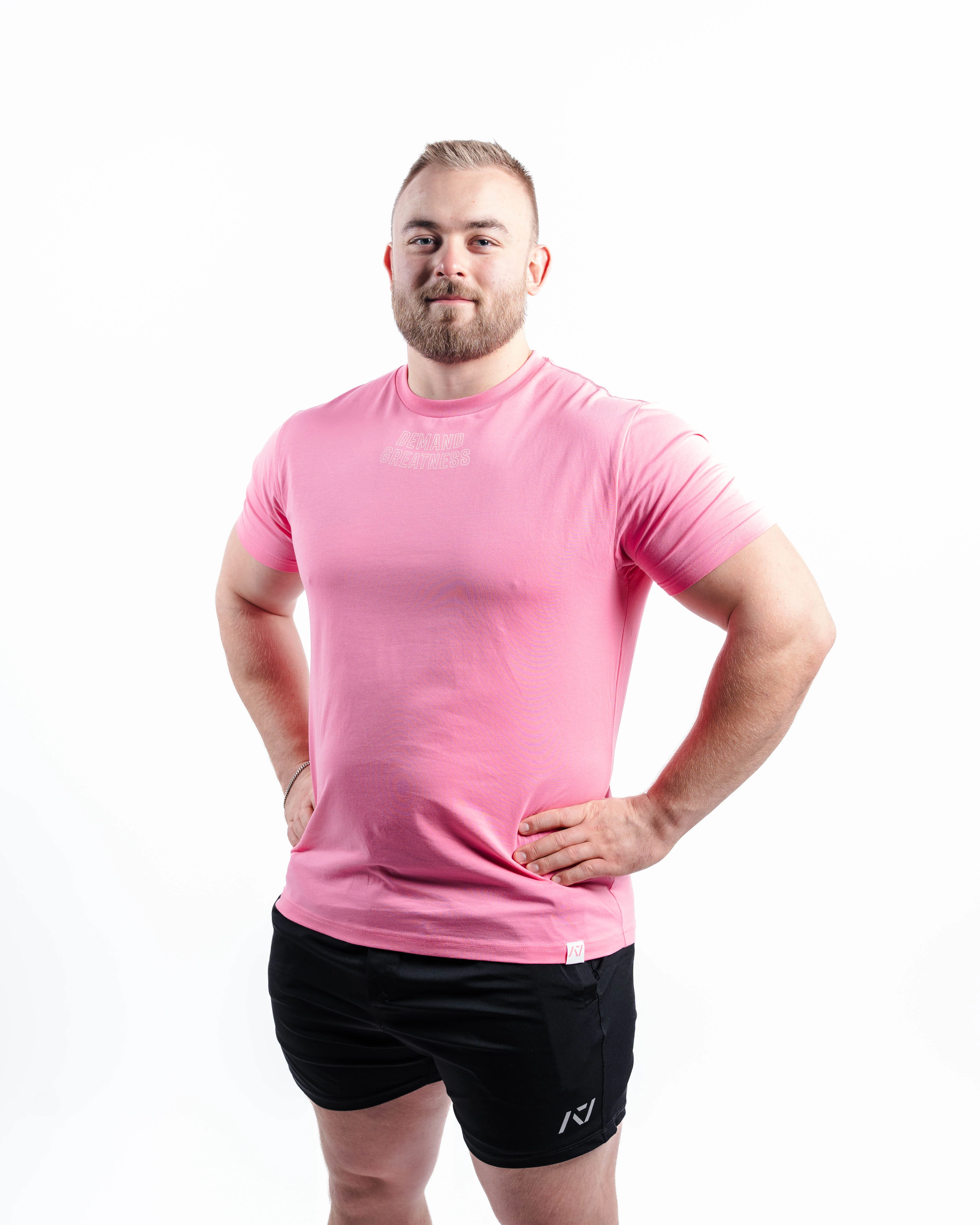 Demand Greatness True-Fit Men's Meet Shirt - IPF Approved - Roseite - Image 5