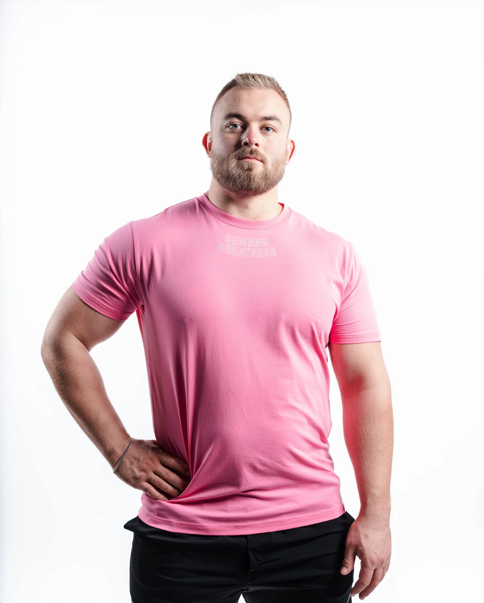 Demand Greatness True-Fit Men's Meet Shirt - IPF Approved - Roseite - Image 6