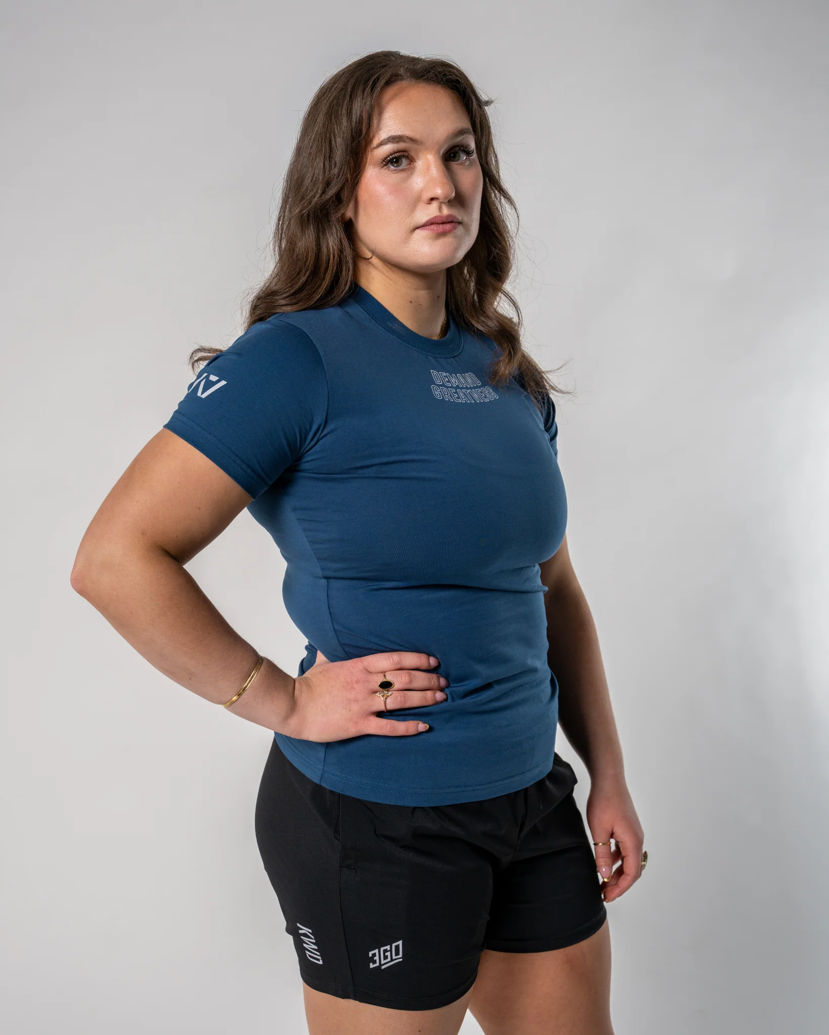 Demand Greatness True-Fit Women's Meet Shirt - IPF Approved - Tides - Image 4