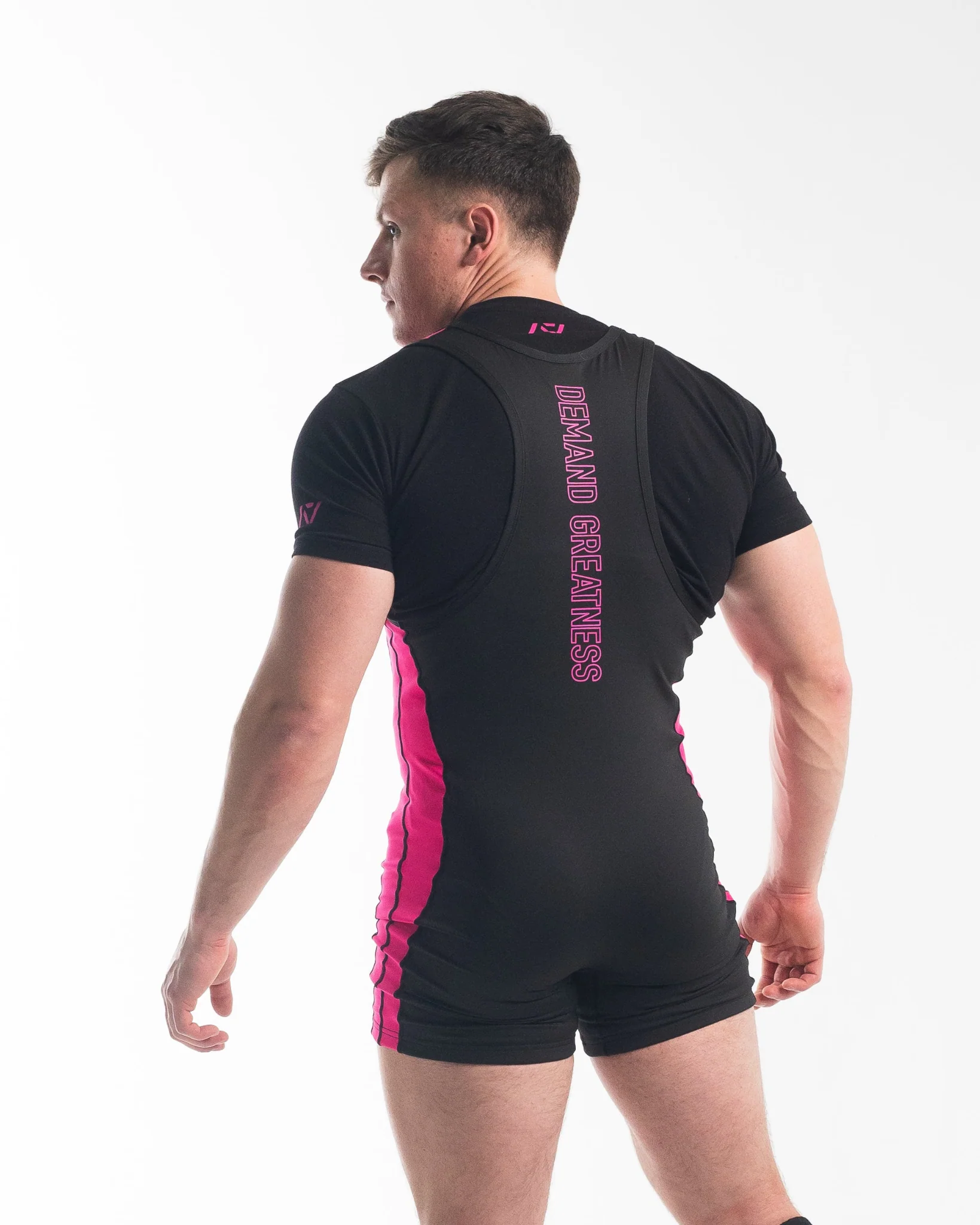 Luno Men's Singlet - IPF Approved - Flamingo - Image 2