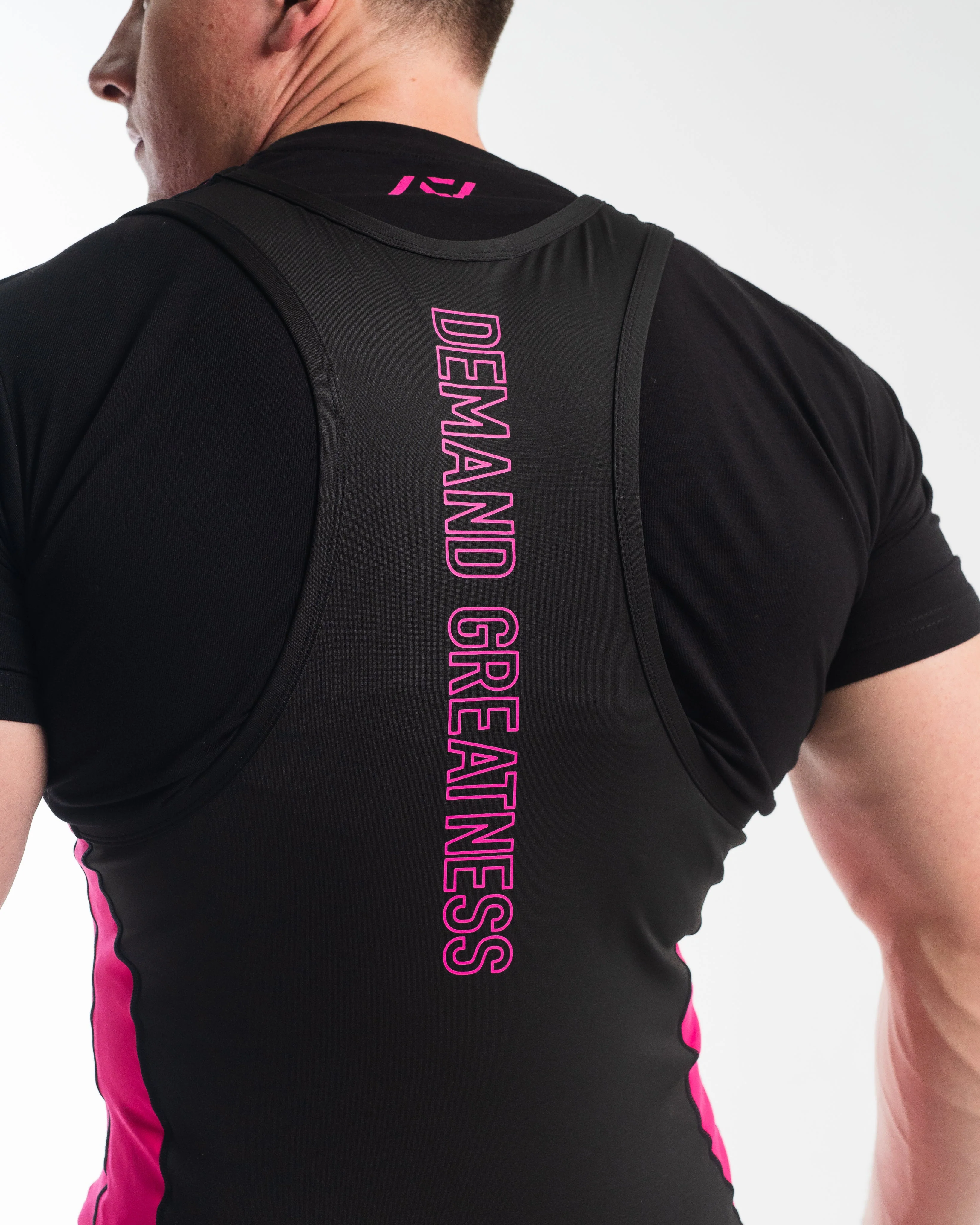 Luno Men's Singlet - IPF Approved - Flamingo - Image 8