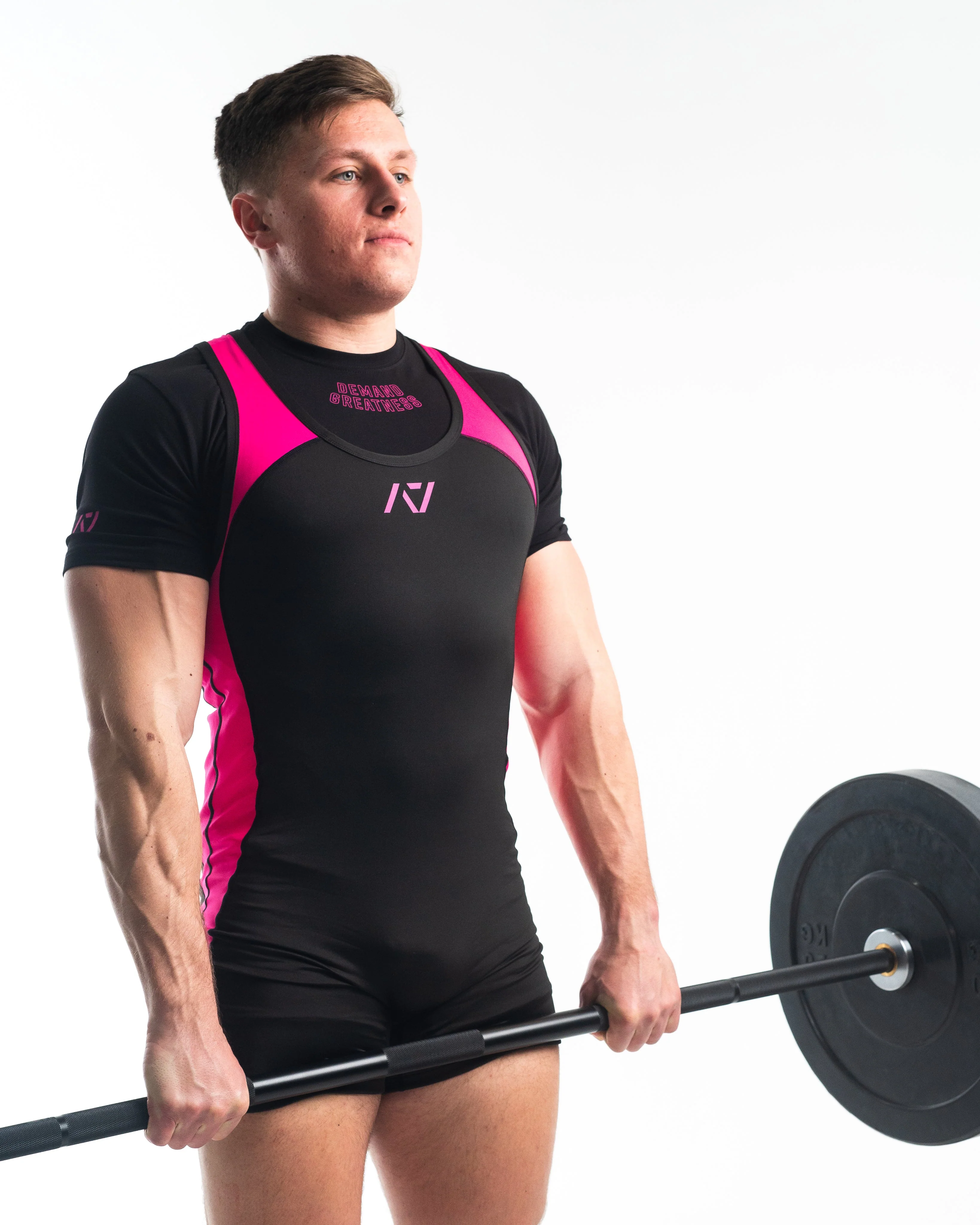 Luno Men's Singlet - IPF Approved - Flamingo - Image 9