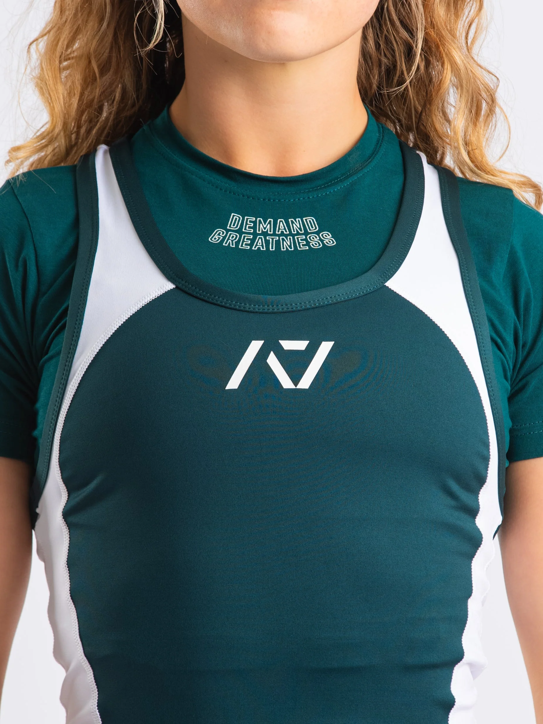Luno Women's Singlet - IPF Approved - Emerald Forás - Image 5