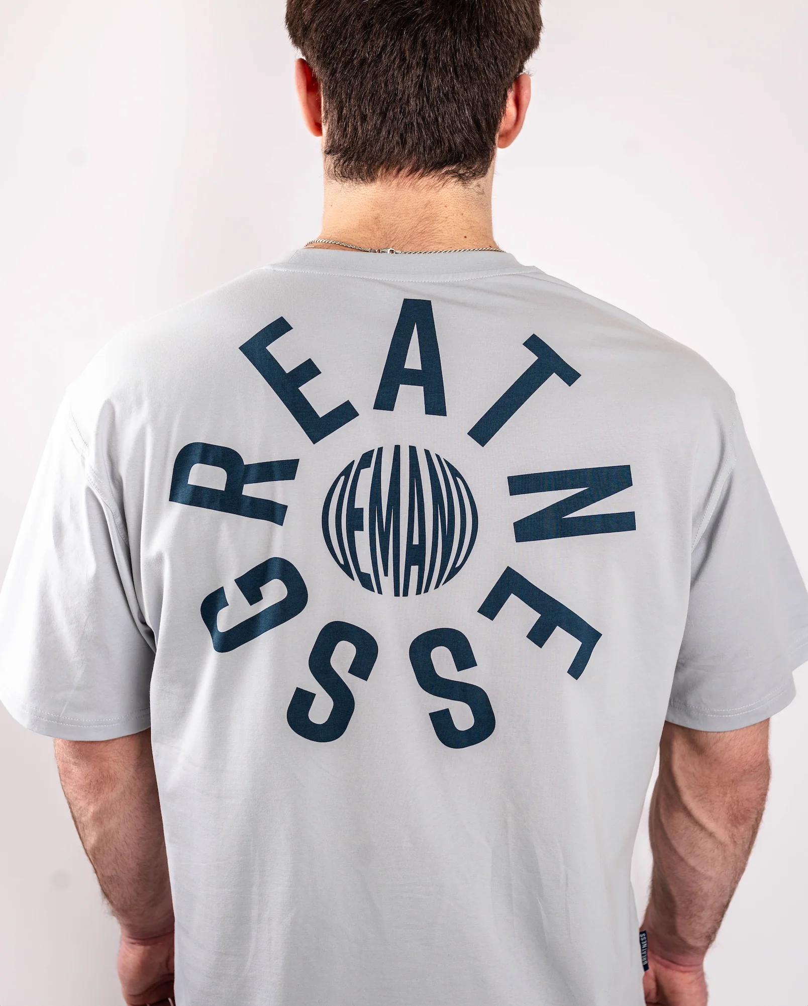 Orbit Over-Fit Unisex Non Bar Grip Shirt - Tides White - Image 4