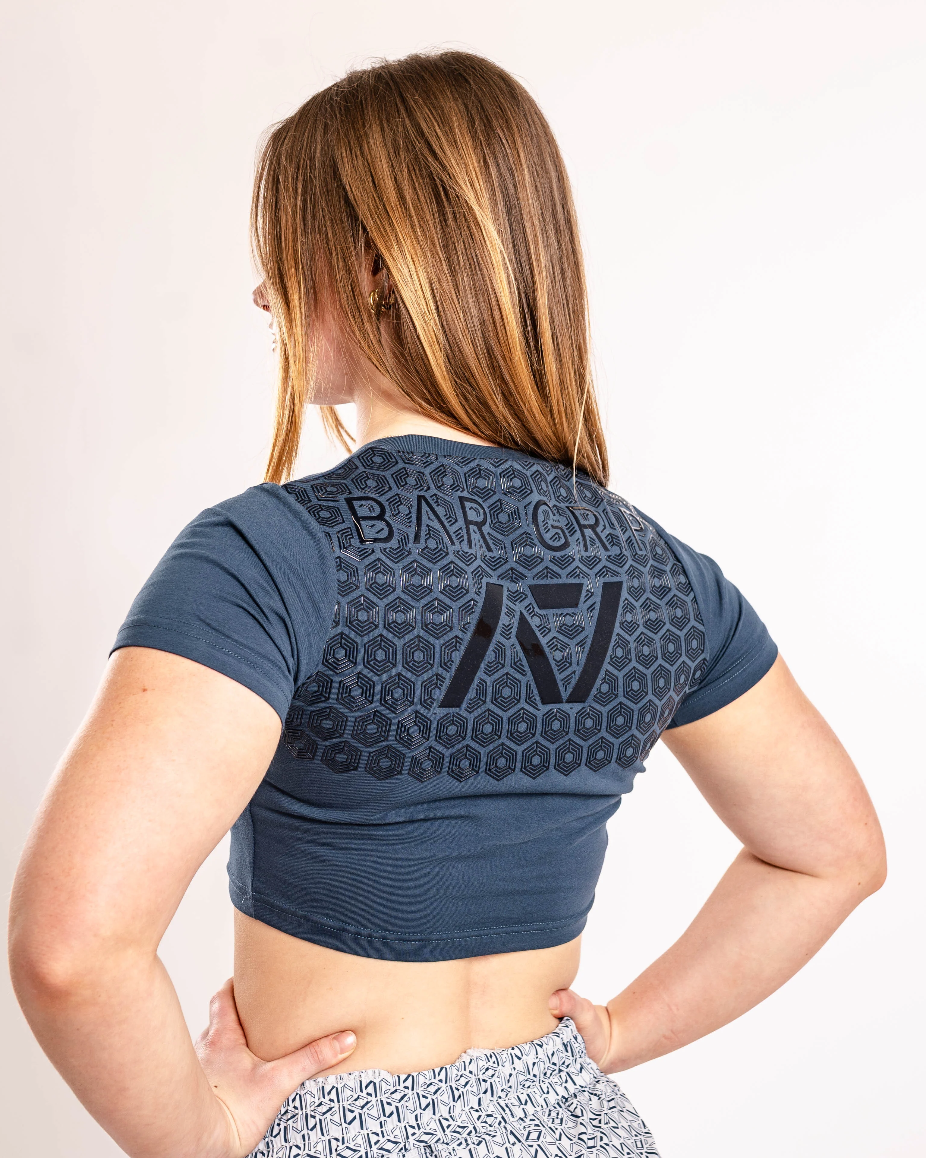 Orbit True-Fit Women's Bar Grip Crop - Tides Blue - Image 2