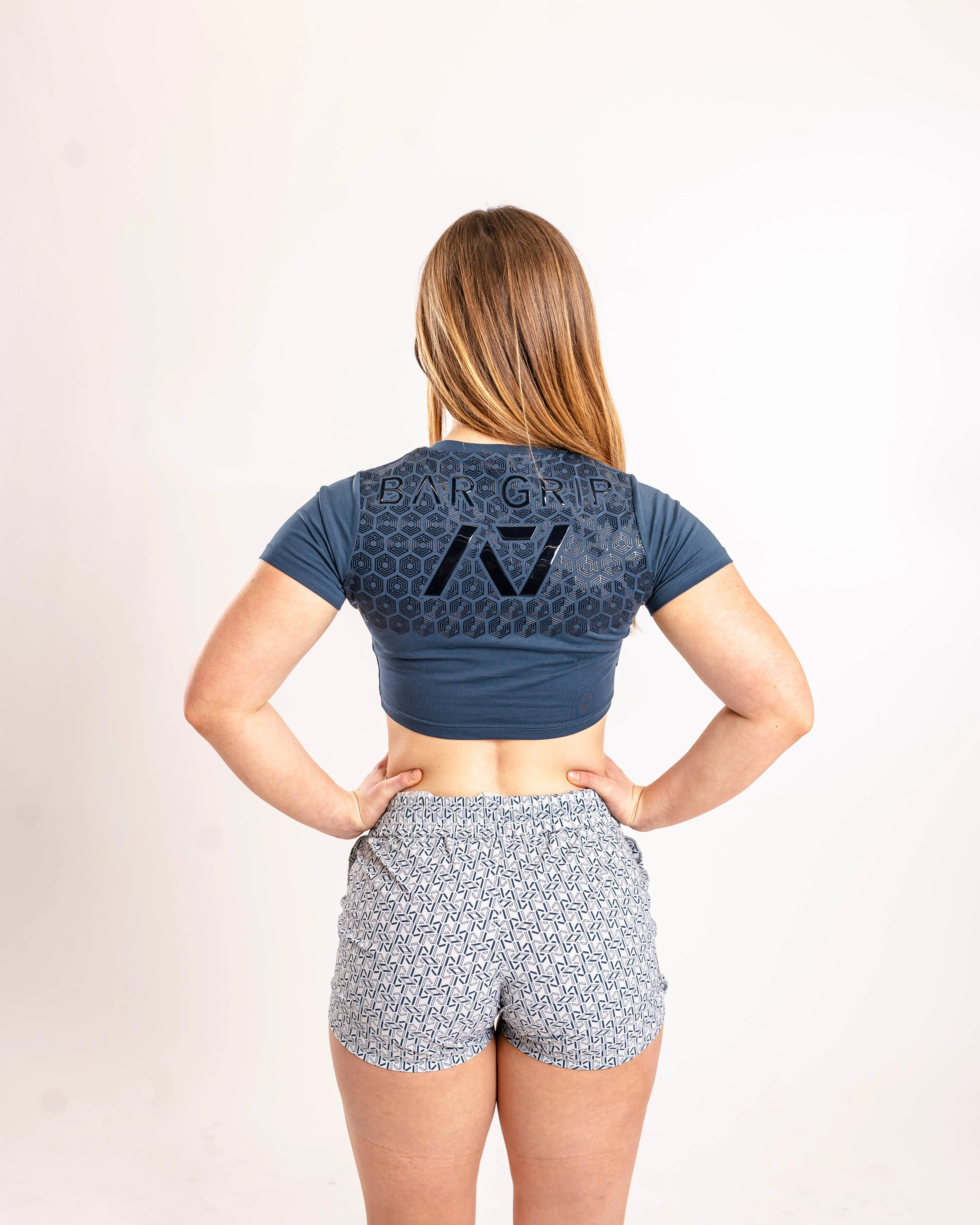 Orbit True-Fit Women's Bar Grip Crop - Tides Blue - Image 5