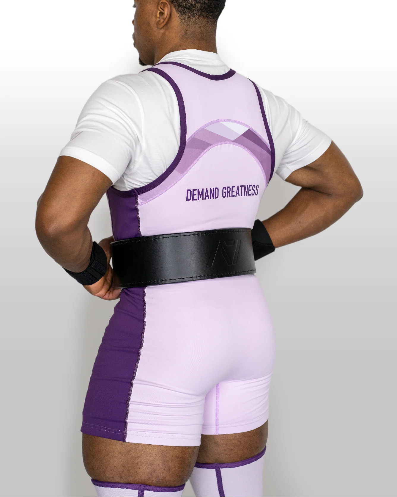Rausch Men's Singlet - IPF Approved - Lavender - Image 2