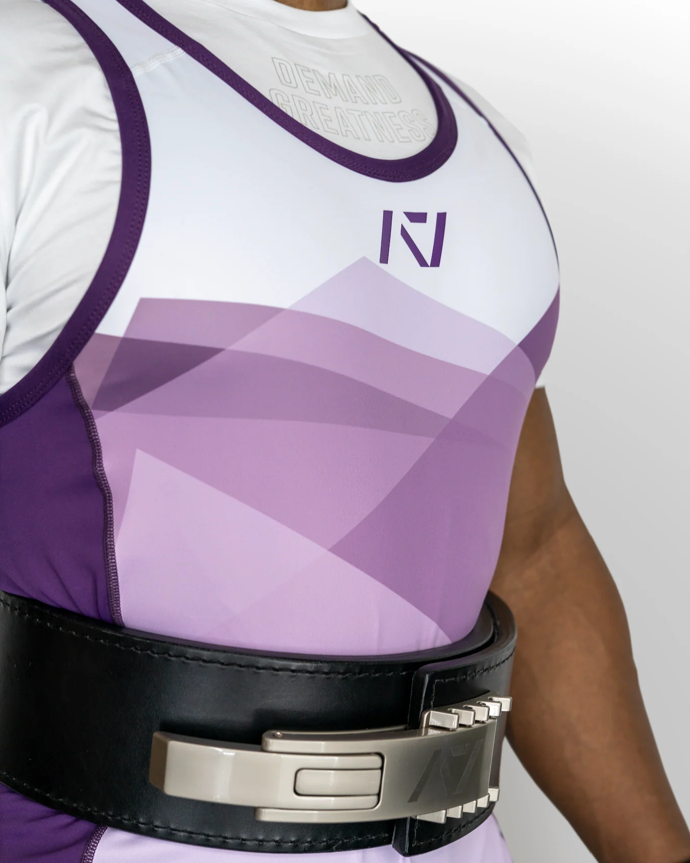 Rausch Men's Singlet - IPF Approved - Lavender - Image 5