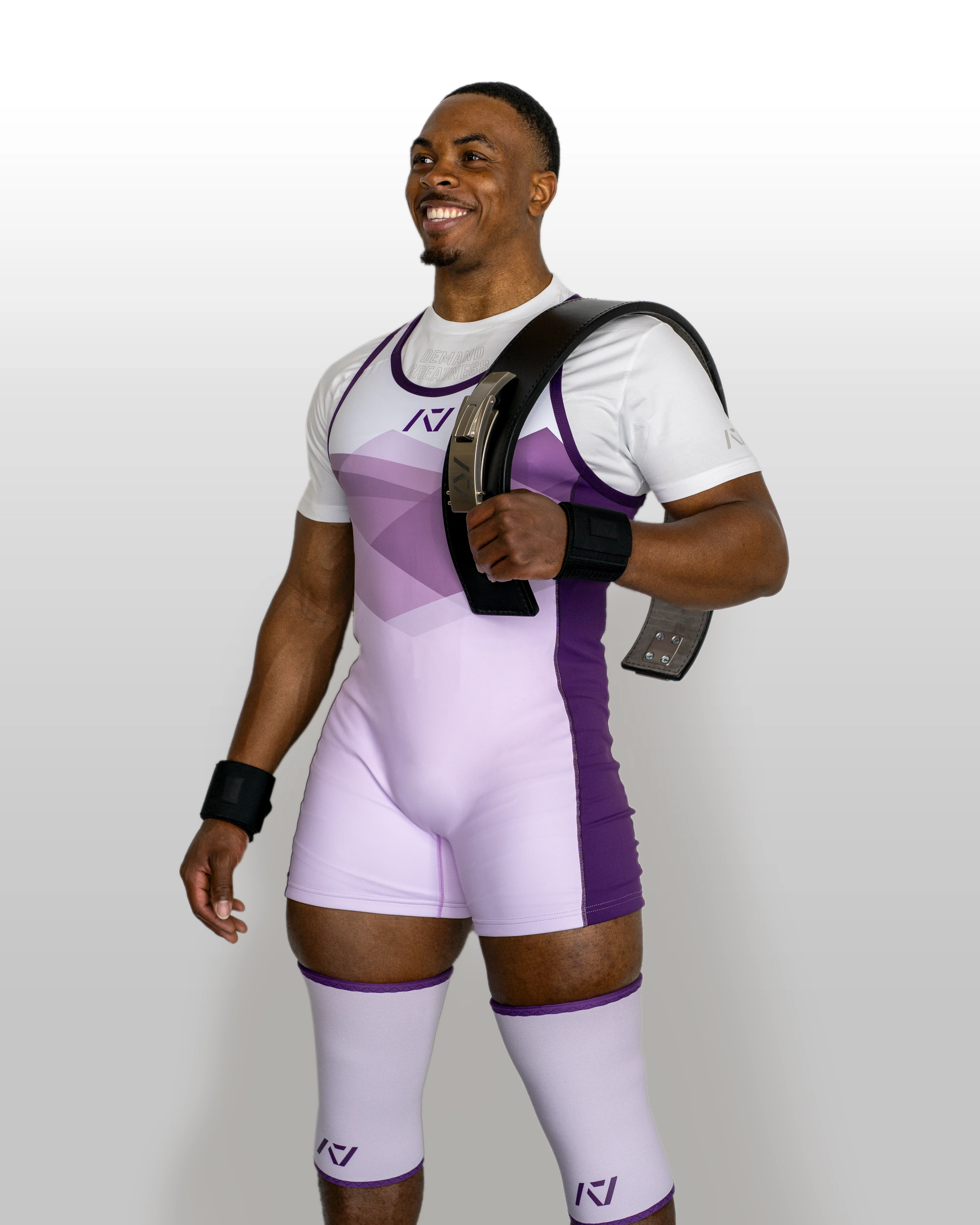 Rausch Men's Singlet - IPF Approved - Lavender - Image 6