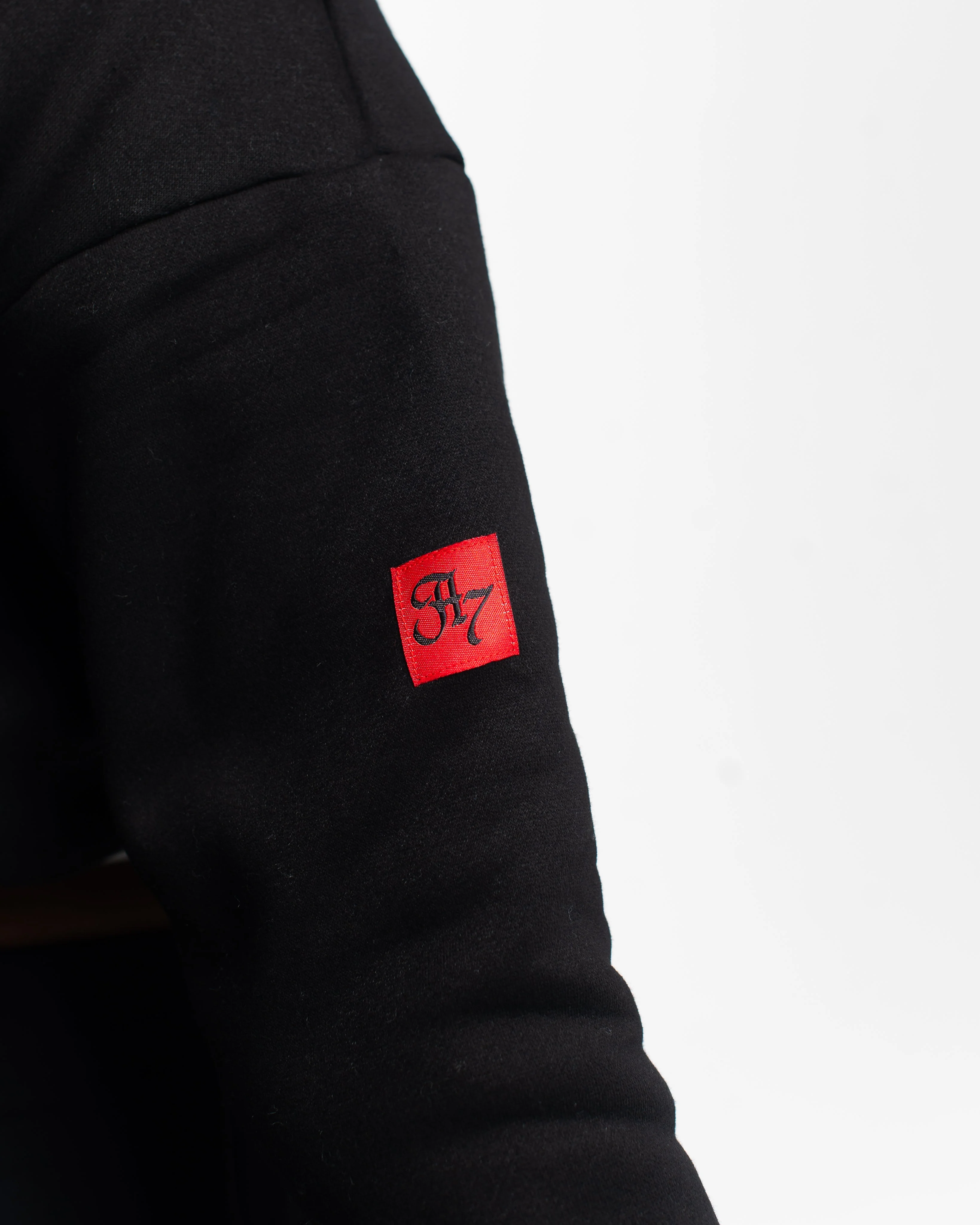 Script Cropped Quarter Zip - Stealth - Image 7