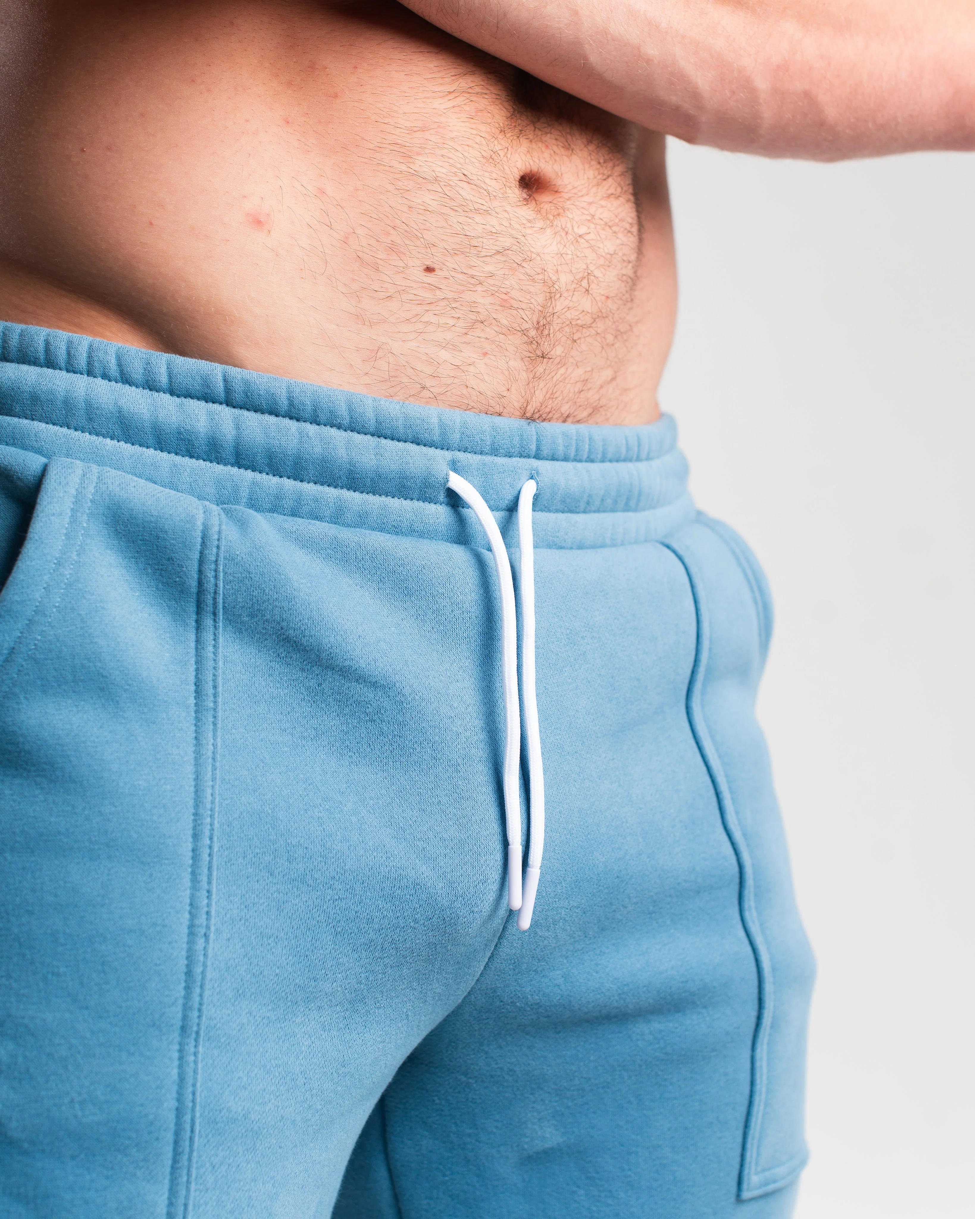 Script Oversized Joggers - Slate Blue - Image 4