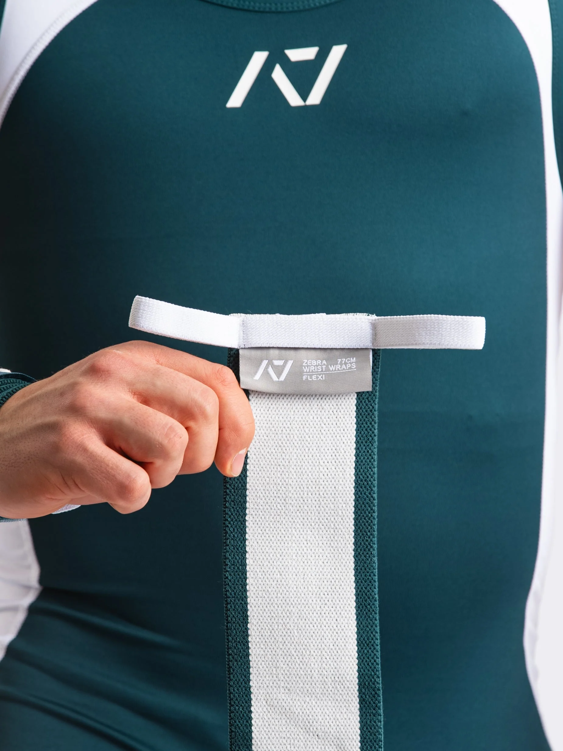 Zebra Wrist Wraps - IPF Approved - Emerald Forás - Image 5