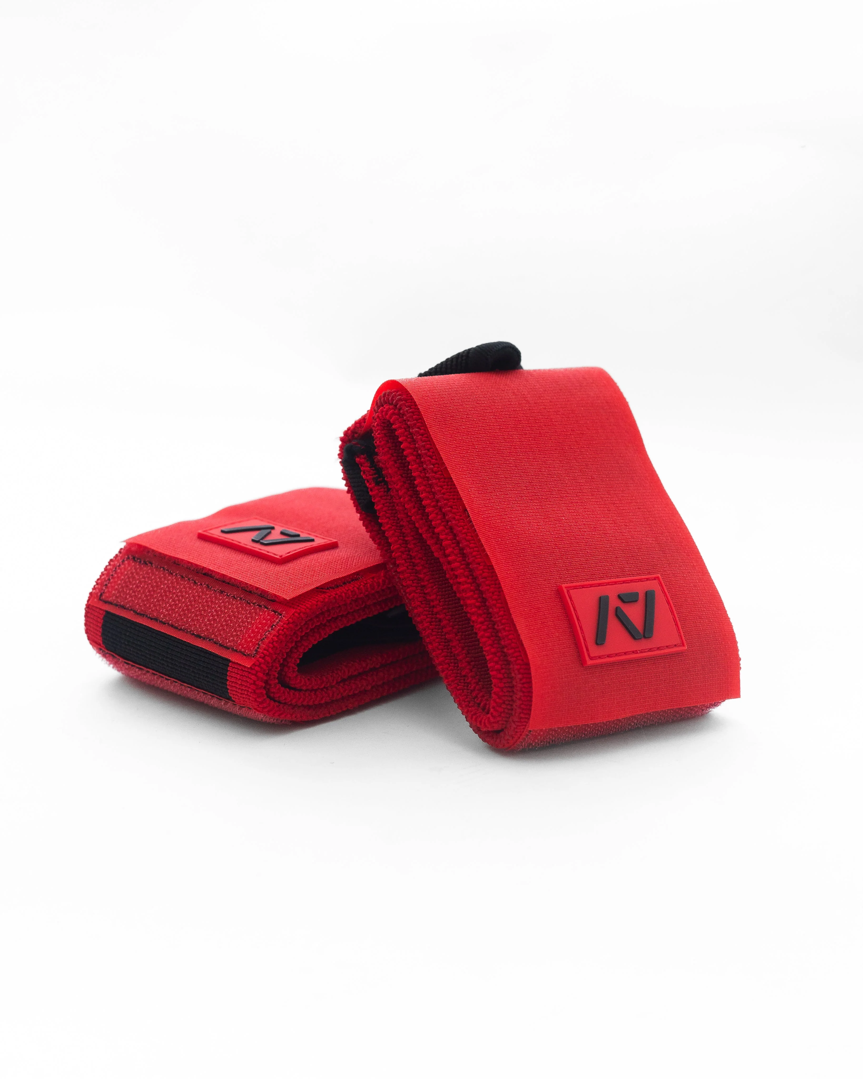 Zebra Wrist Wraps - IPF Approved - Red Dawn