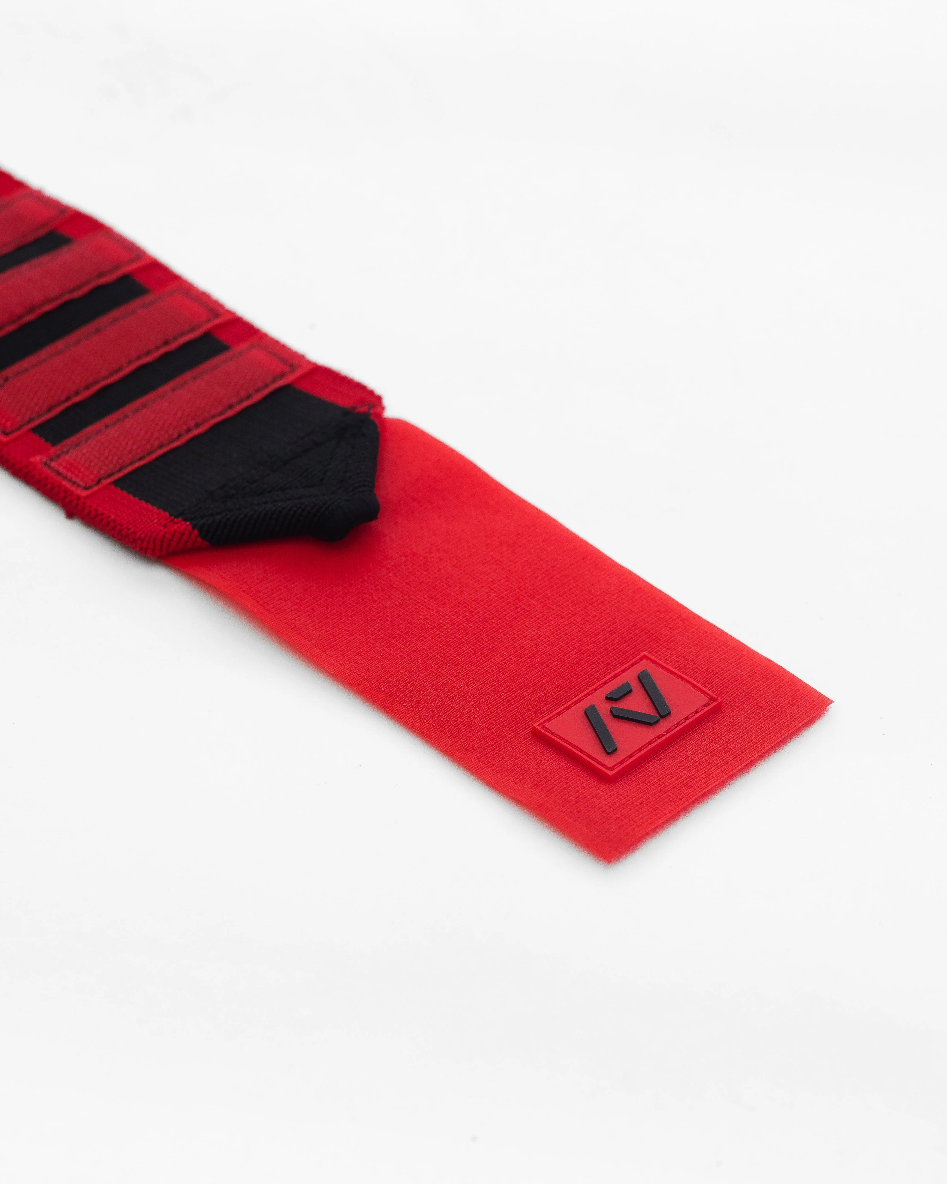 Zebra Wrist Wraps - IPF Approved - Red Dawn - Image 4